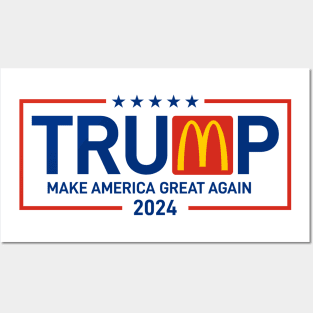 Trump Mcdonalds Posters and Art